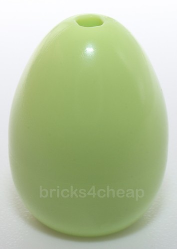 Lego yellowish green egg with - yellowish,